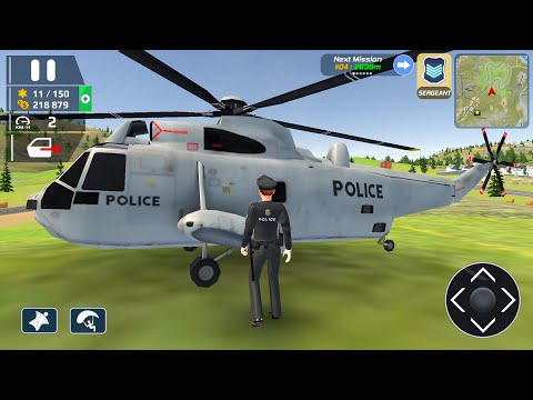Police Officer Flying SeaKing Helicopter and Gulfstram G100 Airplane SIM - Android Gameplay.