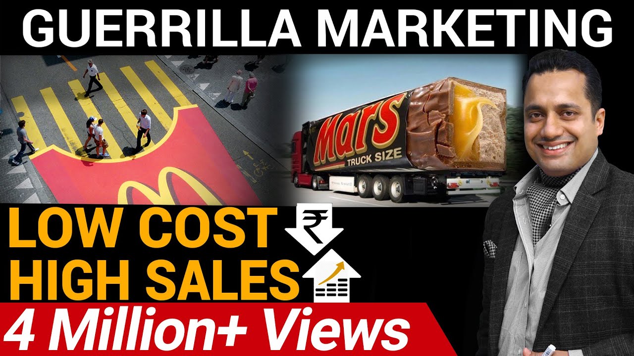 High Sales Through Low Cost Marketing | GUERRILLA MARKETING | DR VIVEK BINDRA |