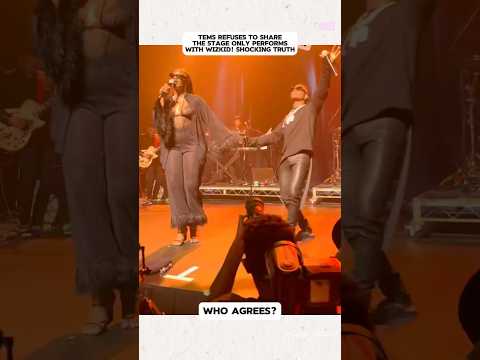 Wizkid Brings Out Tems for ‘Essence’ — Crowd Goes WILD #tems #wizkid #shorts