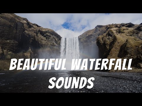 Beautiful Waterfall Sounds In The Rainforest | Nature Sounds | Soft Sounds |   Sleeping Nature Sound