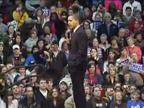 Barack Obama in Oshkosh, WI