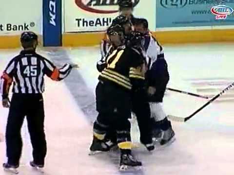Bobby Robins fights Richard Clune 10/19/12 (AHL)