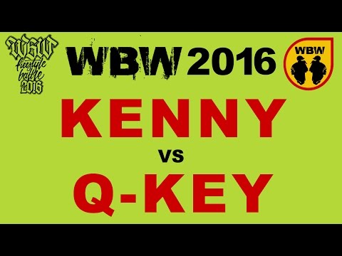 KENNY vs Q-KEY🎤 WBW 2016 🎤 Białystok (1/8) Freestyle Battle