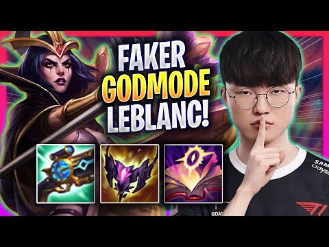FAKER LITERALLY GOD MODE WITH LEBLANC! - T1 Faker Plays Leblanc MID vs Karma! | Season 2024