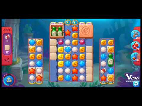 Fishdom. 9628 hard level no boosters and diamonds. 14 moves