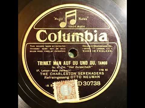 Columbia D30738 The Charleston Serenaders, Otto Neuman   Trinkt man auf du und du 1927