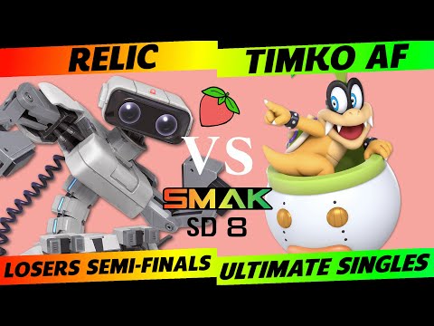 SMAK-SD8 Losers Semi-Finals - Relic (R.O.B.) vs. Timko AF (Iggy) - SSBU