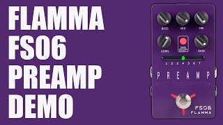 Video thumbnail for Flamma - FS06 Preamp - Demo (Digital Preamp and Cab Simulator) by Ryan Lutton
