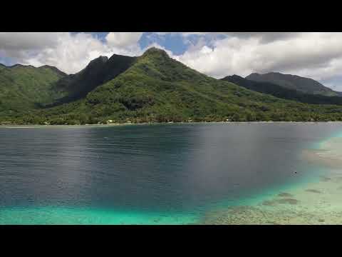Motu AHI à MOOREA 4 K en Polynésie Française