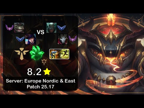 Tahm Kench Support + Caitlyn vs Pyke + Jhin - EUNE Master - Patch 25.17