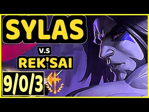 WARDEN (SYLAS) vs REK'SAI - 9/0/3 KDA JUNGLE CHALLENGER GAMEPLAY - EUW