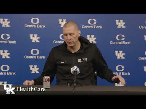 Coach Pope Press Conference - Pre-Arkansas Press Conference presented by UKHealthCare