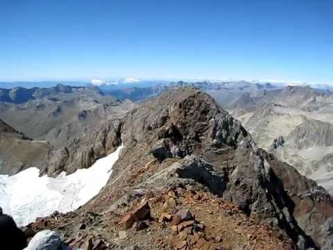 Vista 360º desde Vignemale-Pique Longue (3298 m.)