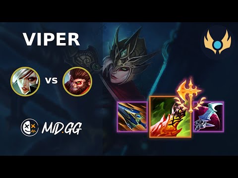 MID.GG: [ Viper ] Riven TOP vs Wukong | NA CHALLENGER | LOL Season 2025