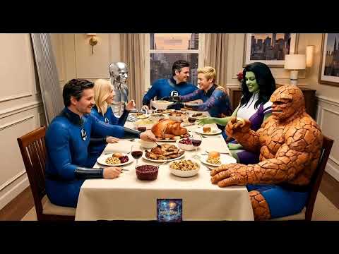 Thanksgiving Dinner with Superheroes! 🍗🦸‍♂️ From Avengers to Justice League (AI Art)