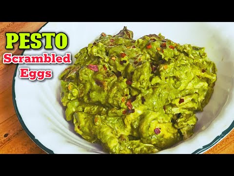 Pesto Scrambled Eggs