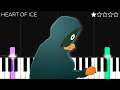 BoyWithUke Heart Of Ice EASY Piano Tutorial