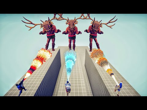 3x WENDIGO vs 3x EVERY GOD - Totally Accurate Battle Simulator TABS