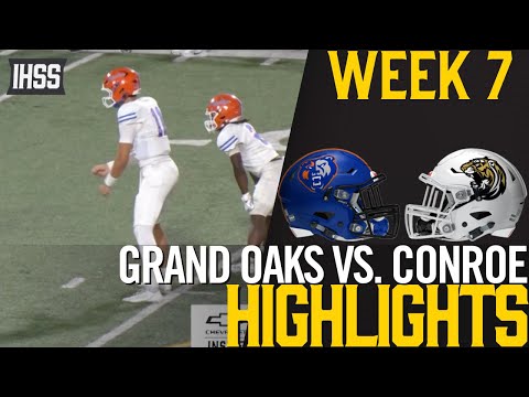 Grand Oaks Triumphs Over Conroe 28-14 in Thrilling District Matchup!