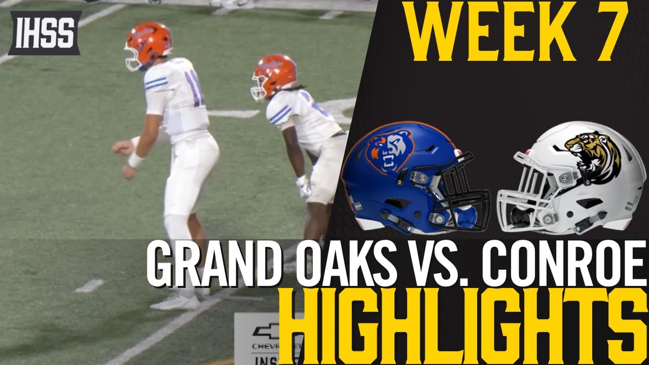 Grand Oaks Triumphs Over Conroe 28-14 in Thrilling District Matchup!