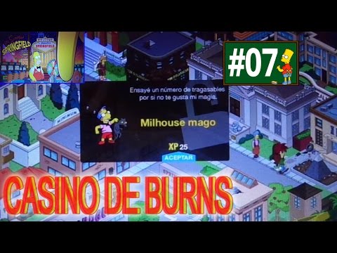 Los Simpson Springfield "Casino de Burns - Cap. 7 - Milhouse Mago" por Tony