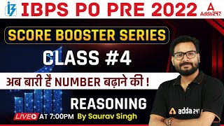 IBPS PO PRE 2022 | Score Booster Series Class #4 | Reasoning by Saurav Singh