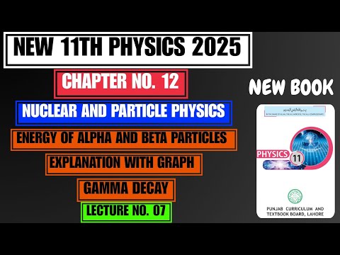 Energy of Alpha & Beta Particles | Gamma Decay | Chapter no. 12 | New 11th Physics 2025