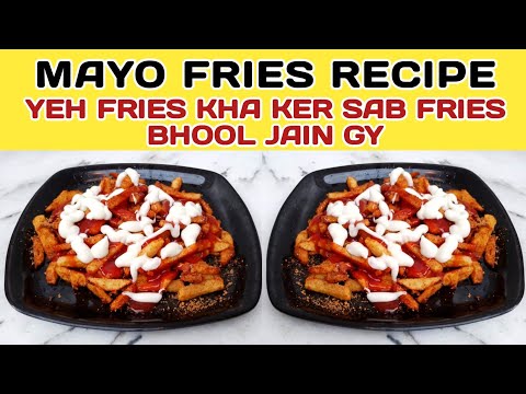 Mayo fries 🍟 recipe | How to Make Mayo Fries | Quick and Easy Recipe | Crispy French Fries Recipe
