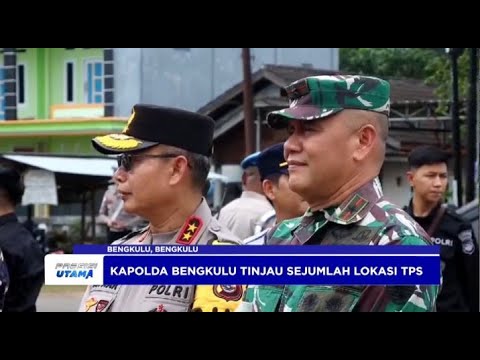 KAPOLDA BENGKULU TINJAU SEJUMLAH LOKASI TPS PILKADA