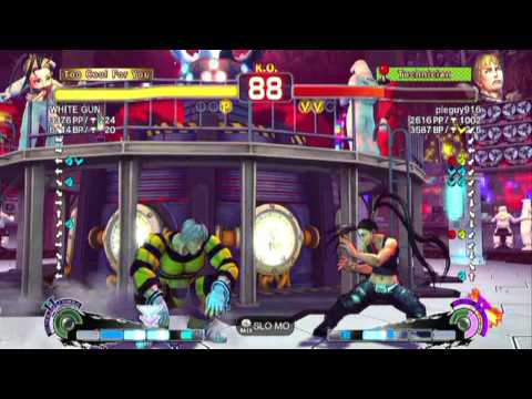 SSF4 AE: WHITE GUN(Ibuki) vs pieguy916(Cody) - HD 720p