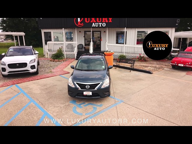 2017 NISSAN VERSA SEDAN 4-CYL, 1.6 LITER SV SEDAN 4D - Luxury Auto in Baton Rouge, LA