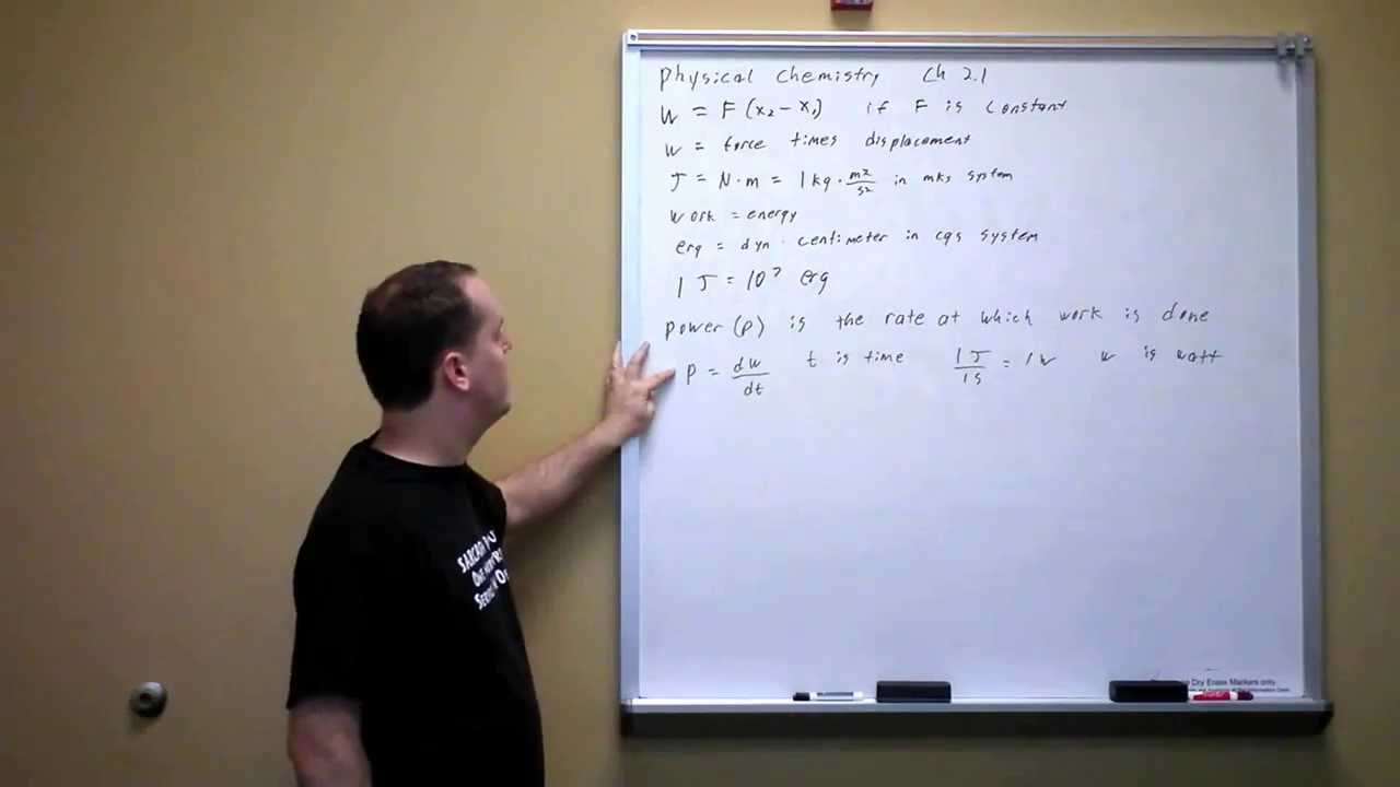physical chemistry chapter 2 thermodynamics sections 1 and 2 work