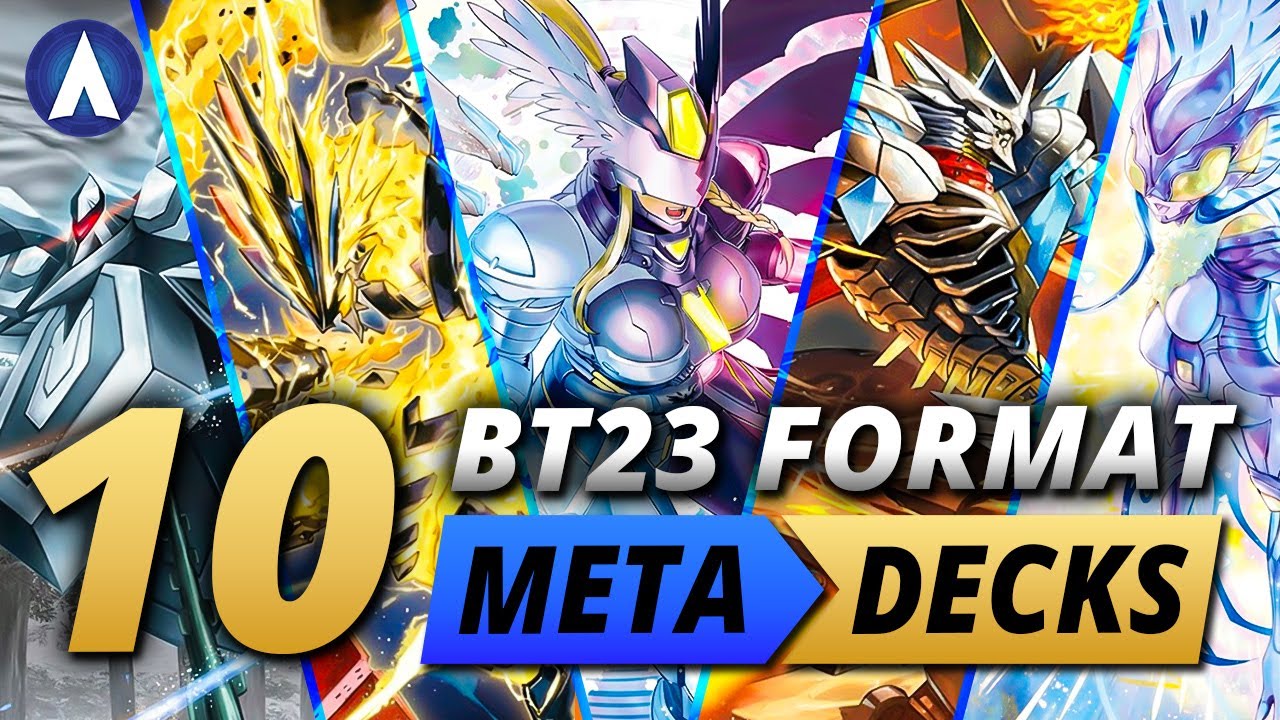 TOP 10 META DECKS!!! BT23 Format 2025! | Digimon Card Game & TCG