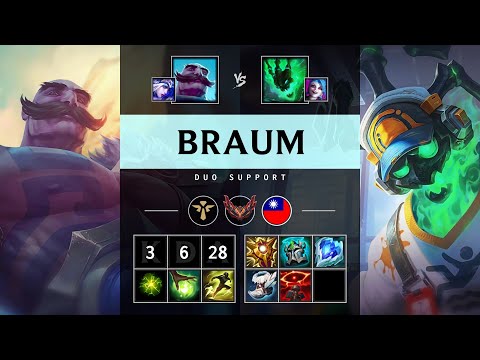 Braum Support vs Thresh - TW Grandmaster Patch 25.09