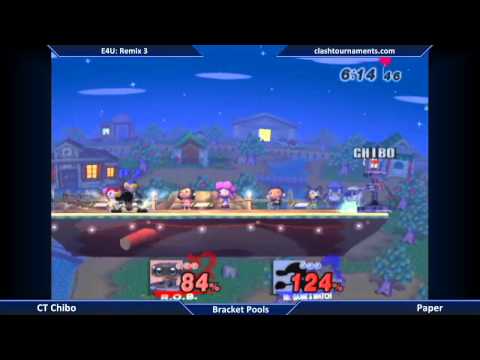 E4U Remix 3 - CT Chibo vs Paper - SSBB