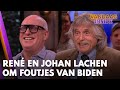 Johan en René lachen om pijnlijke foutjes Joe Biden: 'Dit kan geen wereldleider meer zijn'