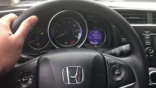 HONDA FIT - HOW TO OPEN GAS CAP