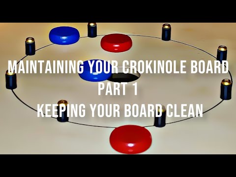Maintaining Your Crokinole Board Part 1 Keeping Your Board Clean