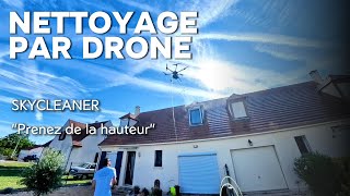 Traiter les traces noires sur une toiture par drone