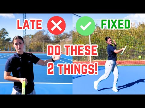 STOP Hitting LATE in Tennis: Fix Your Timing Instantly!