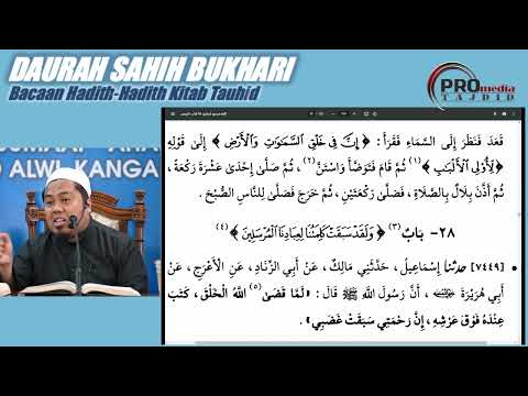 16-07-2023 Maulana Dr. Nasaie Hanaffie: Daurah Kitab Tauhid Sahih Bukhari (10/12)