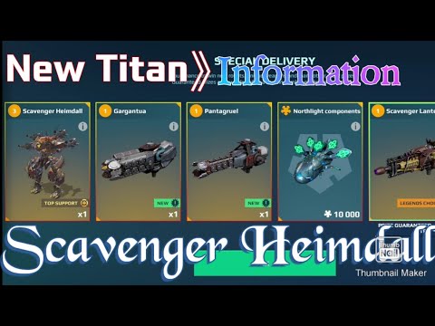 War Robots New Titan Scavenger Heimdall || Overview + Information