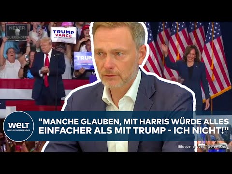 Video Thumbnail: BUNDESFINANZMINISTER: Lindner für Harris oder Trump? "Bei den Demokraten ebenfalls Protektionismus!"