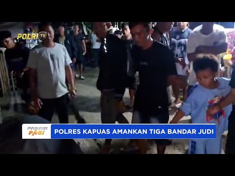 TIM RESMOB POLRES KAPUAS AMANKAN TIGA BANDAR JUDI ARENA