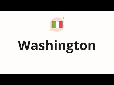 How to pronounce Washington