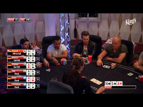 CASH KINGS E23 1/2 - DE - NLH 2/5 - Live cash game poker show