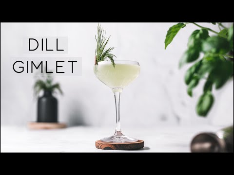 Dill Gin Gimlet – Truffle on the Rocks