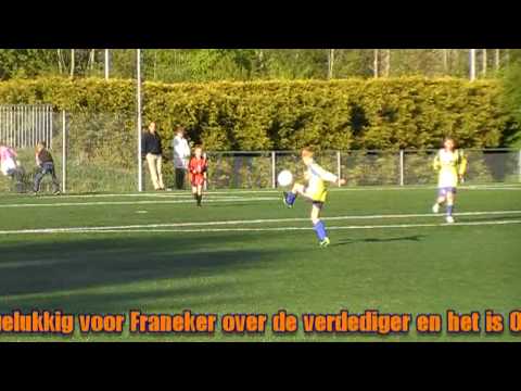 SC Franeker F4 - Hardegarijp F3; gespeeld op een zonnige woensdagavond 19-5-2010