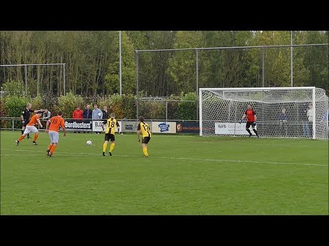 Ian Hengeveld scoort 2 - 2 (DVV 1 - vv Terborg, 08-10-2017)