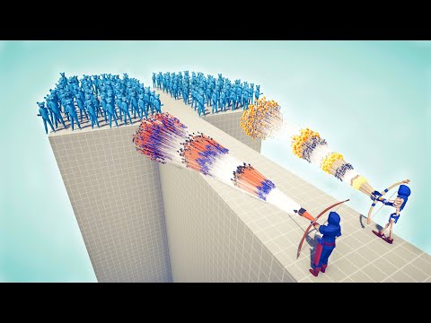 GODS DUO vs 100x BEARS - Totally Accurate Battle Simulator TABS